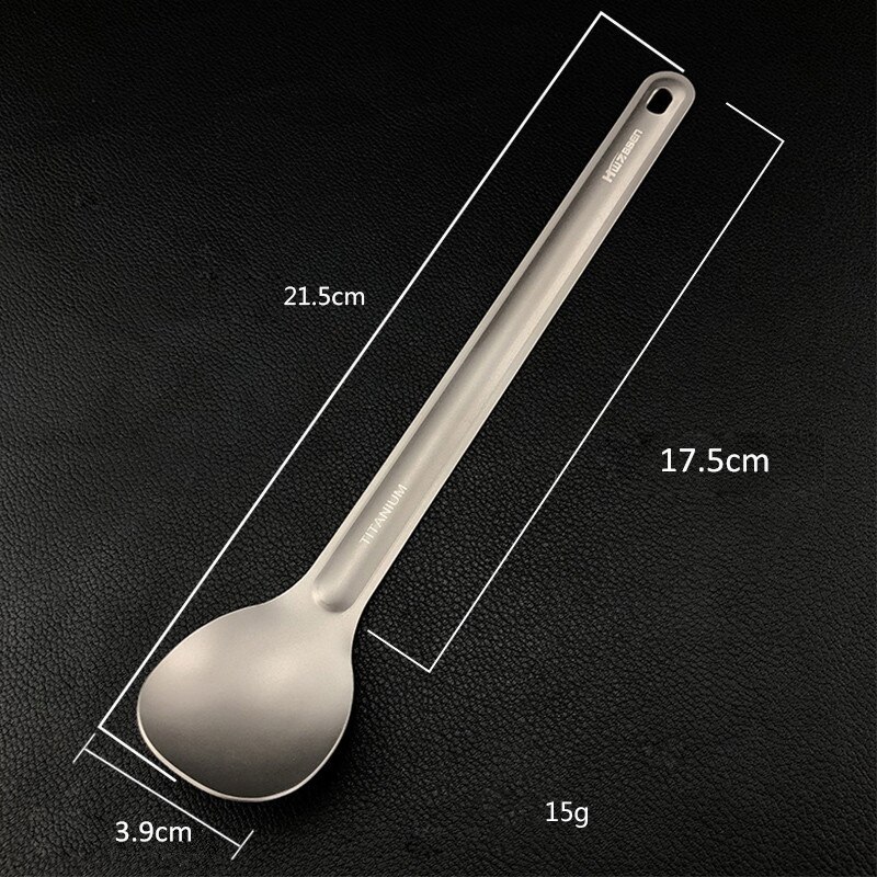 EDC Titanium Spoon Lightweight outdoor Tableware Long-handled Spoon Tools Camping picnic Spoon Travel EDC Titanium Spoon Lightweight outdoor Tableware Long-handled Spoon Tools Camping picnic Spoon Travel