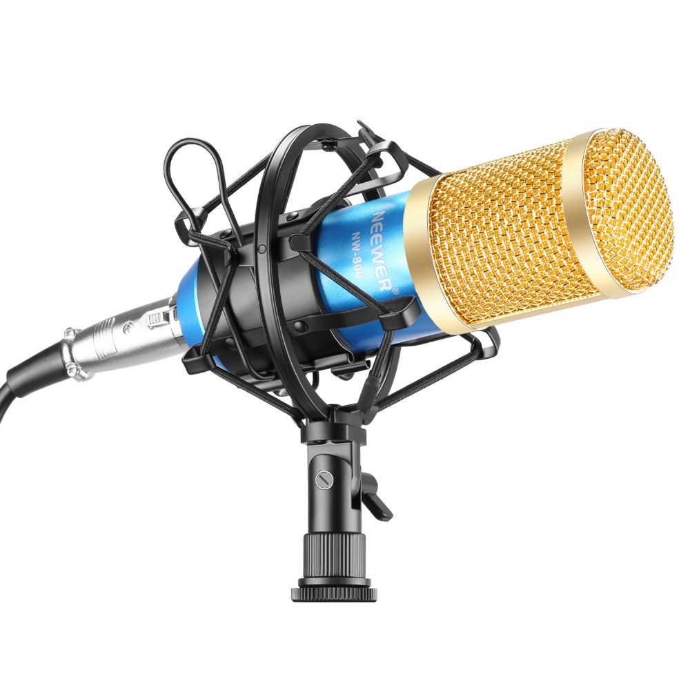 Neewer NW700 Professional Studio Music Broadcasting&Recording Condenser Microphone Set:Microphone+Shock Mount+Foam Cap+Cable Neewer NW700 Professional Studio Music Broadcasting&Recording Condenser Microphone Set:Microphone+Shock Mount+Foam Cap+Cable