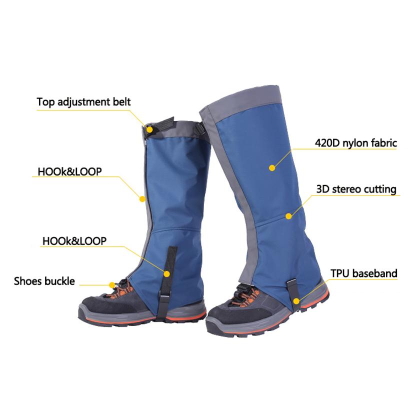 Outdoor Snow Kneepad Skiing Gaiters Hiking Climbing Leg Protection Protection Safety Waterproof Leg Warmers Outdoor Snow Kneepad Skiing Gaiters Hiking Climbing Leg Protection Protection Safety Waterproof Leg Warmers