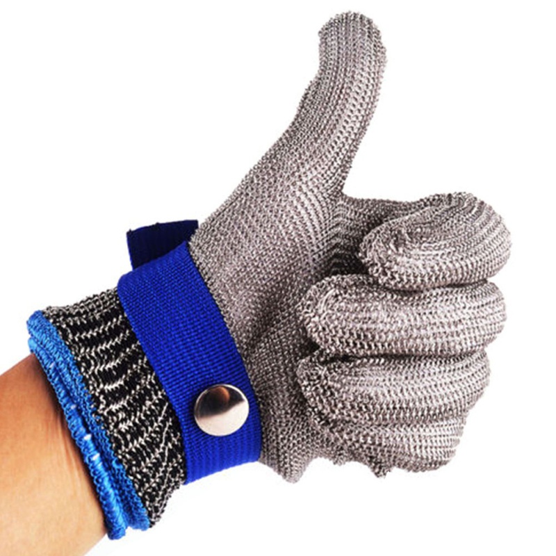 1PC Stainless Steel Grade 5 Steel Wire PE Steel Ring Iron Gloves Wearing Left Right Mountain Outdoors Tool 1PC Stainless Steel Grade 5 Steel Wire PE Steel Ring Iron Gloves Wearing Left Right Mountain Outdoors Tool