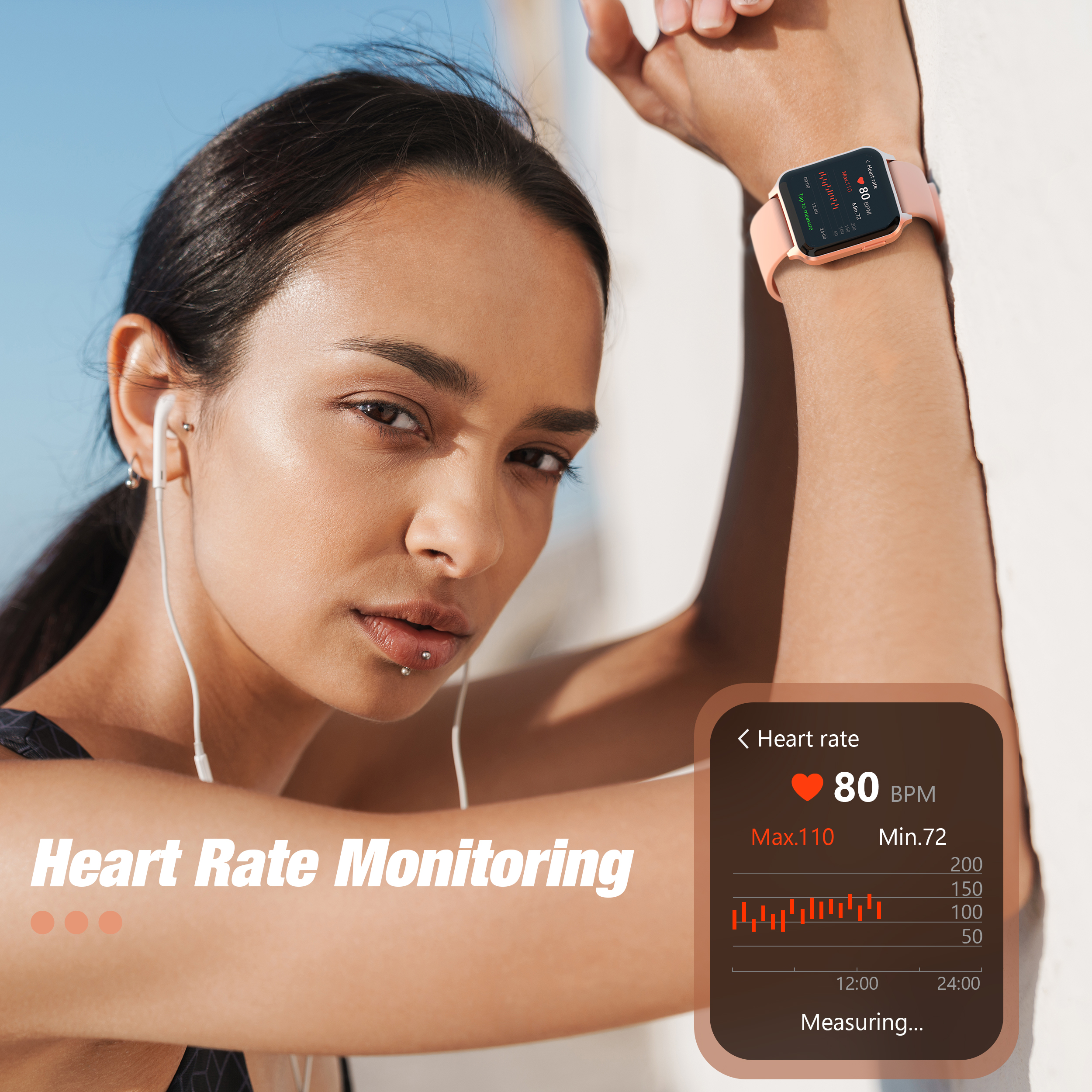 WEWATCH SW2 Smart Watch Bluetooth Fitness Tracker for iPhone Android Blood Oxygen Heart Rate Sleep Monitor Waterproof Smartwatch WEWATCH SW2 Smart Watch Bluetooth Fitness Tracker for iPhone Android Blood Oxygen Heart Rate Sleep Monitor Waterproof Smartwatch