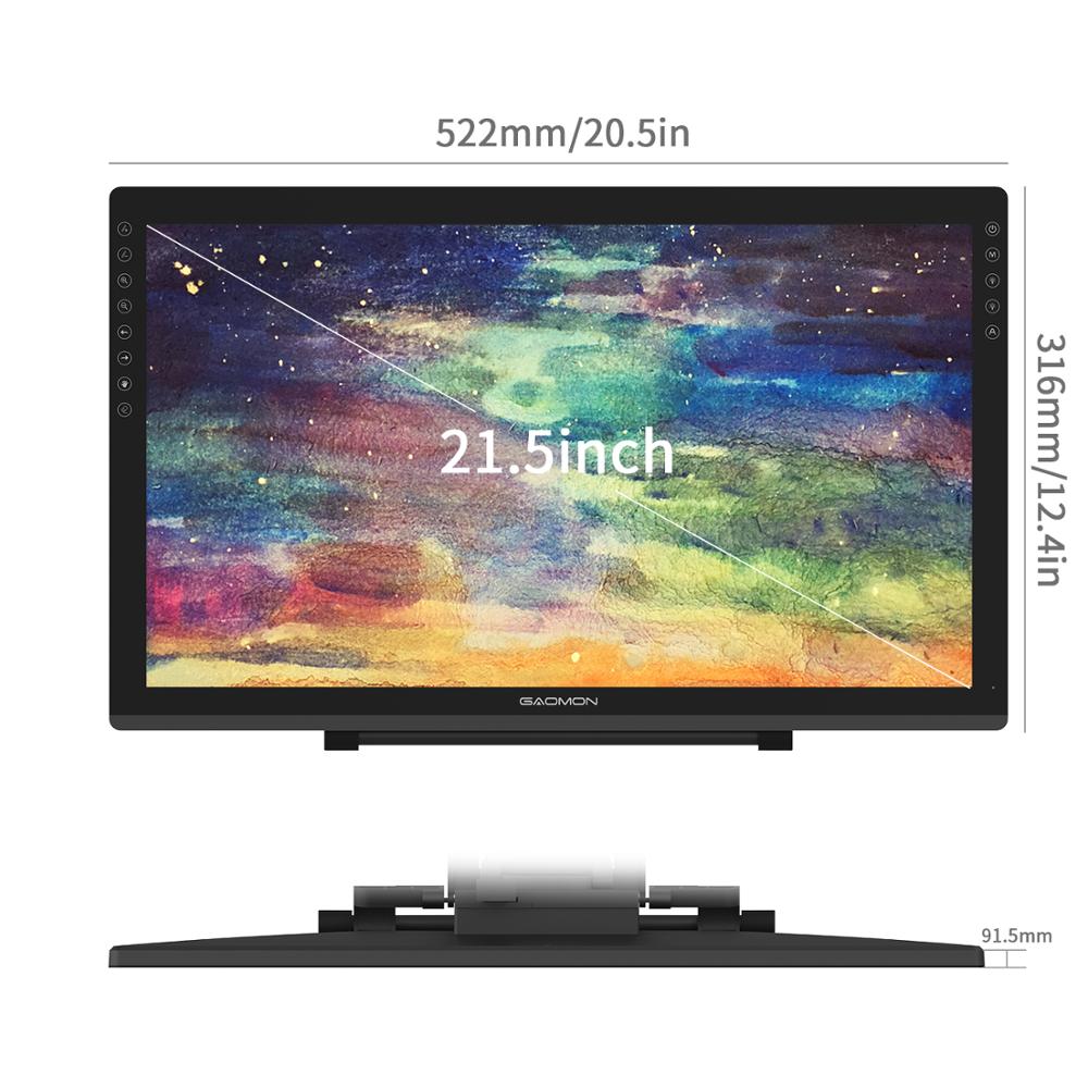 GAOMON PD2200 21.5 Inches 92%NTSC Graphic Drawing Tablet Monitor Pen display with Tilt-Support Battery-Free 8192 Pen Pressure GAOMON PD2200 21.5 Inches 92%NTSC Graphic Drawing Tablet Monitor Pen display with Tilt-Support Battery-Free 8192 Pen Pressure
