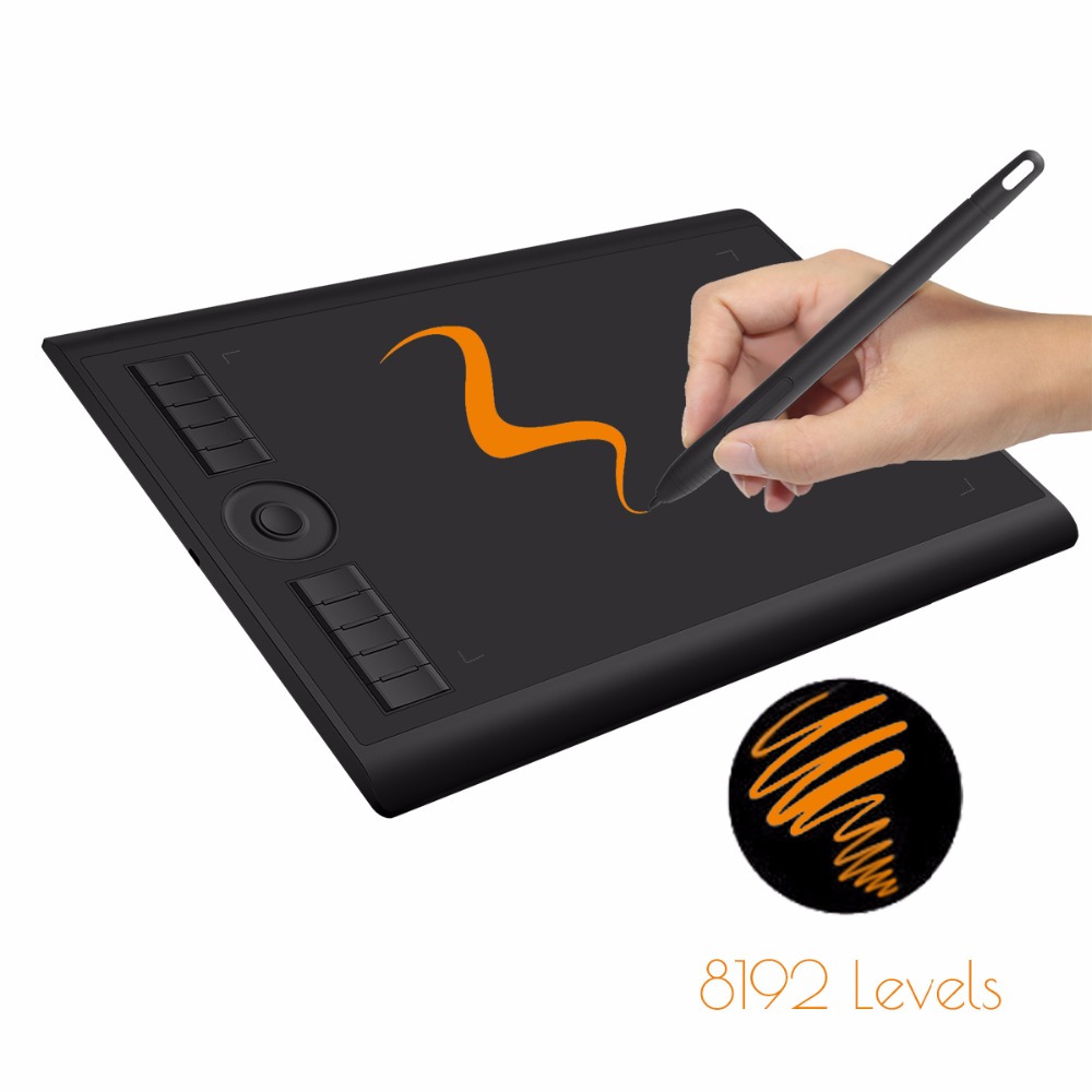 GAOMON M10K2018 Version Graphic Tablet for Drawing/Art Digital/Architecture/Engineering Student with 8192 Levels Passive Stylus GAOMON M10K2018 Version Graphic Tablet for Drawing/Art Digital/Architecture/Engineering Student with 8192 Levels Passive Stylus